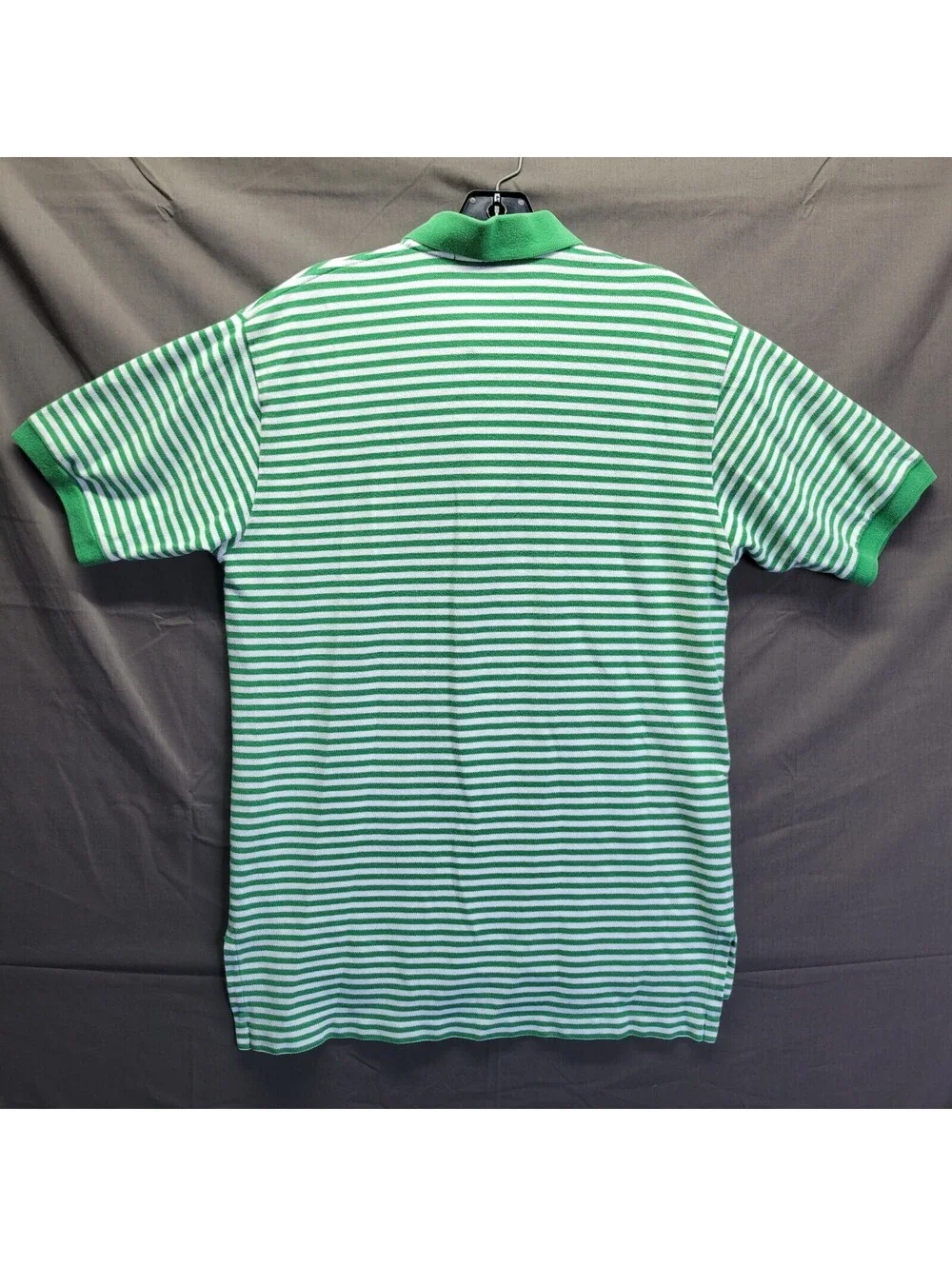 Vintage Polo Ralph Lauren Stripped Green & White Men’s Purple Pony Sz M